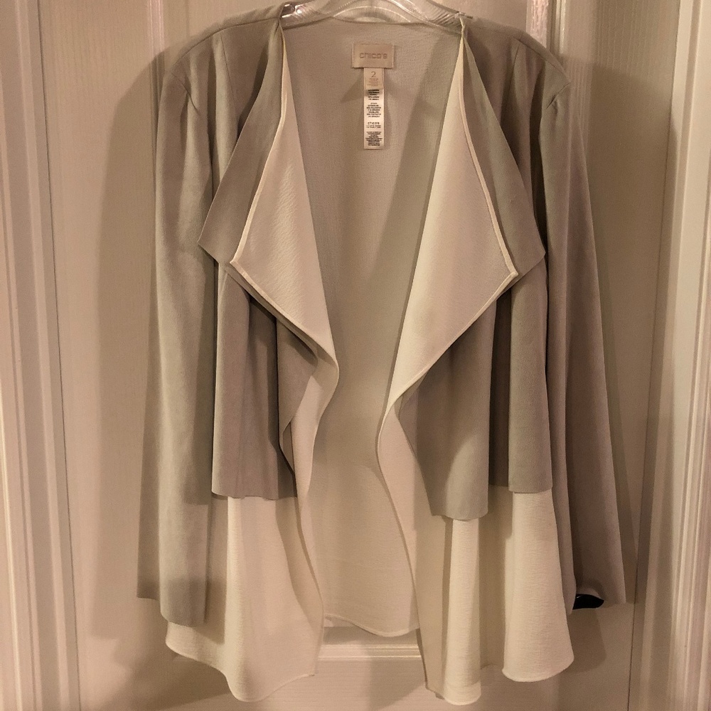 Ladies Chico 's Layered Jacket - Size 2